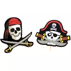 Muffin szúrók 12 db kalózok