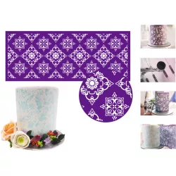 Stencil sablon tortához - Loeat - 45x18 cm