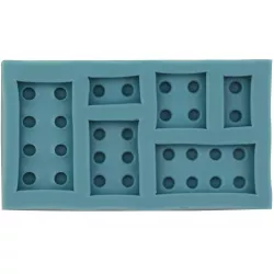 Szilikon forma gyerek kockák 10x6 cm