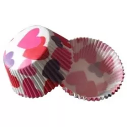 Muffinpapír Szívek (50 db)
