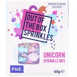 Díszítés tortához - unikornis 60 g