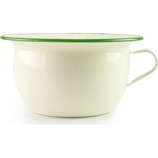 Zománcozott edény zöld peremmel 24cm 3,5l