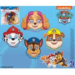 Parti papírműanyag álarcok 4 db