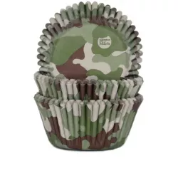 Muffinformák poháralók hadsereg-stílusú 50x33 mm