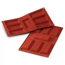 Szőrő nélküliSilicone forma FINANZIERI 9,5x4,5x1,2cm 350ml