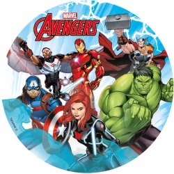 Fondánpapír Avengers Marvel 15,5 cm
