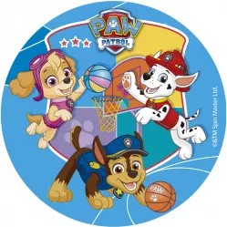 Fondánpapír Paw Patrol kosárlabda 15,5 cm