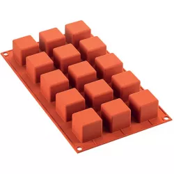 Szilikon forma kocka 3,5x3,5x3,5 cm 630 ml
