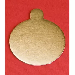 Arany színű papír alátét mini desszert, pr.: 5 cm (kerek) 200 db