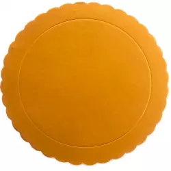 Díszítő tortalap 20 cm, 3 mm arany színű
