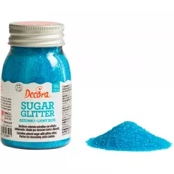 Dekorcukor, 100 g, kék, finom