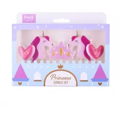 Süti gyerták 5 darab unikornisokkal