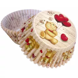 Muffin banty medvécs és lufik (50 darab)