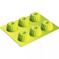 Süti forma 6 darabos kuglófhoz