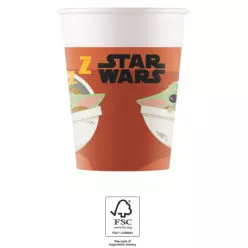 Papírzsákos pohár 200 ml 8 db Star Wars Yoda
