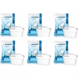 Víz Water filter Aquamax 6 ks kompatibilný s Brita Maxtra
