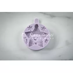 Szilikon hóember forma csillag alakban CH15072