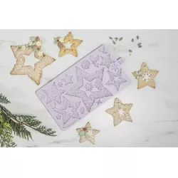 Szilikon forma fonott csillag CH22220