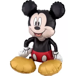 Mikroplasztikmentes Mickey fóliás lufi 48×45 cm