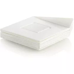 Dekorációs alátét négyzet fehér 8,3 cm 100 db
