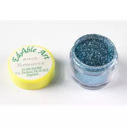 Csillogás díszítő disco Turquoise