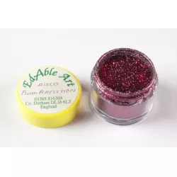Csillogás díszítő disco Plum Reflection