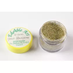 Csillogó dekorációs diszkó arany hologramos