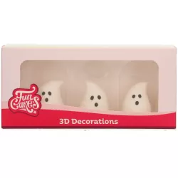 Cukorgyurma díszek Halloween jelölők 3 db