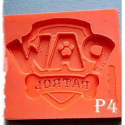 Silikon forma Paw Patrol, 8×7 cm