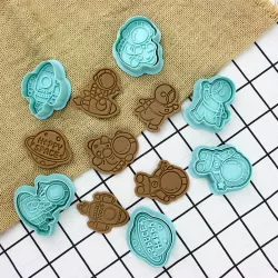 Kiszúrók, 6 darab, 5×6 cm