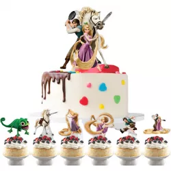 Locika tortába szúrt gyertyák 7 darab