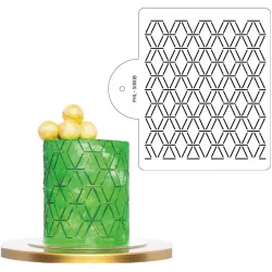 Stencil sablon Vector 27x27 cm