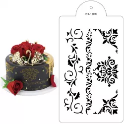 Stencil sablon ornament BOA 35x21cm