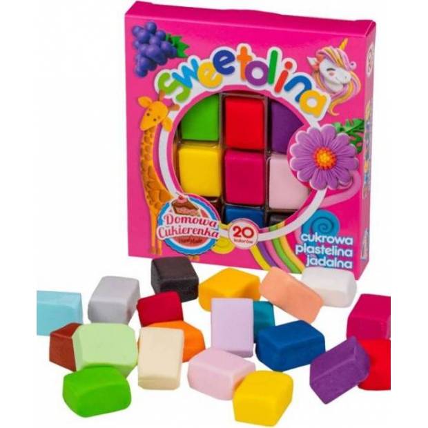 Sweetolina ehető gyurma 20 szín (300 g)