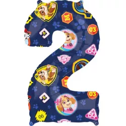 Ballon 66x43 cm Paw Patrol szám 2