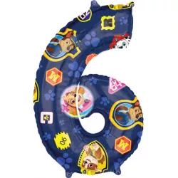 Ballon 66x43 cm Paw Patrol szám 6