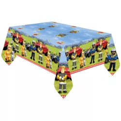 Papírtányér asztalra 180x120 cm tűzoltó Sam