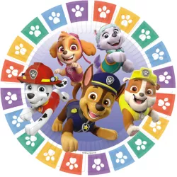 Pártokpapírtányér 8 db 23 cm Paw Patrol