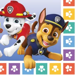 Papírzsebkendők 33x33 cm 16 darab Paw Patrol