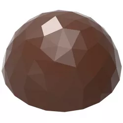 30 mm-es facettált félgömb pralinéforma