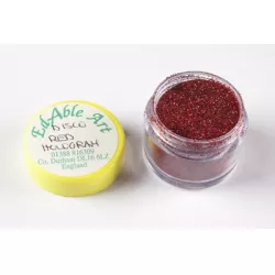 Csillogó dekorációs disco red hologramm
