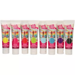 Készletben 8 db gélfesték-szín