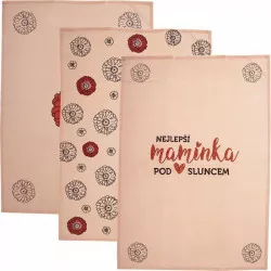 Orion konyhai törlőkendők rózsaszínűek A legjobb anya a nap alatt (3 db)