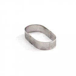 ovális mikroperforált forma 10x6x2 cm
