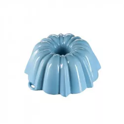 Öntöttvas üvegezett sütőforma Nagy kuglófforma GOURMETINA Jozefína - Košilové kék