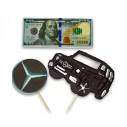 Cukor figura Mercedes készlet