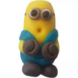 Mini figura tortára Minion 5 cm kókuszanyagból