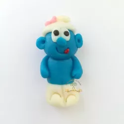 Tortafigura Hupikék törpikék, 30 g kókusztészta, 2 × 6 cm