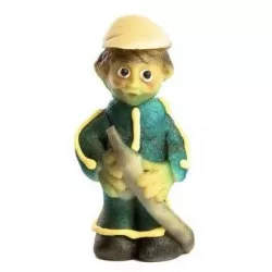 Marcipánfigura tűzoltó 9,5x4,5 cm, 60 g