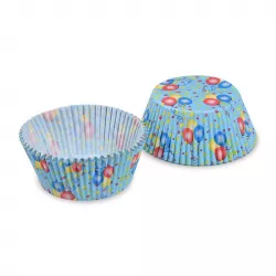 Cukrász süteménykosárka buborékokkal 50x30mm 40 db
